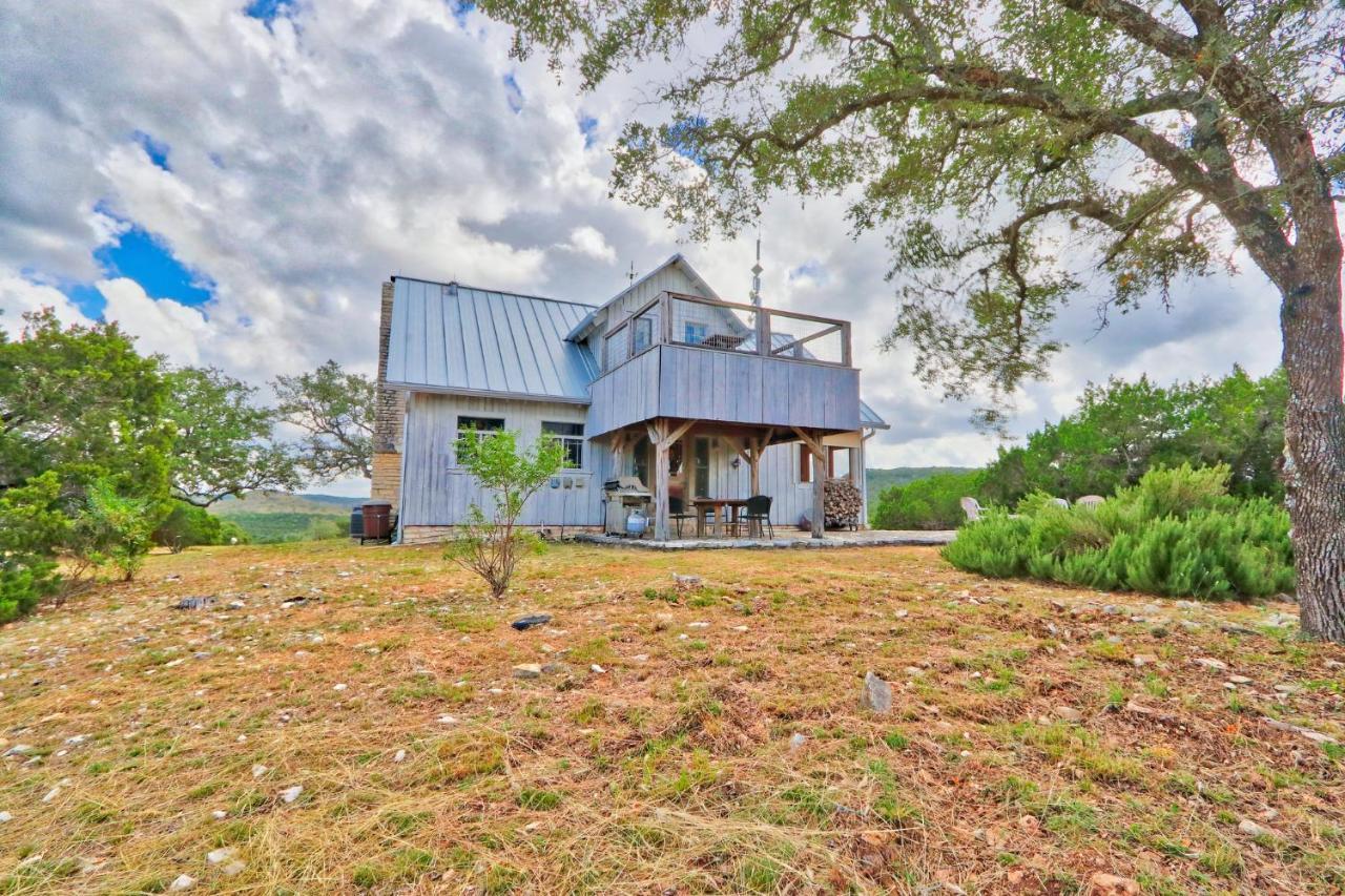 Log Cabin At Old Glory Ranch Villa Wimberley Exterior photo